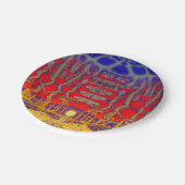 Psychedelic Dreamland Pappteller (Schrägansicht)