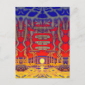 Psychedelic Dreamland Postkarte (Vorderseite)
