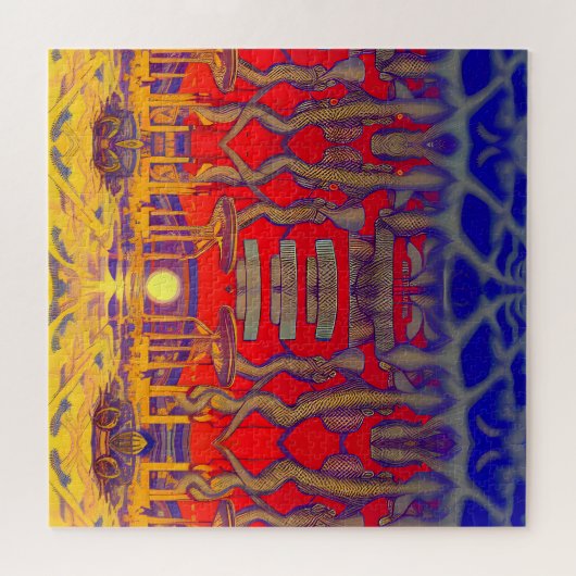 Psychedelic Dreamland Puzzle (Horizontal)