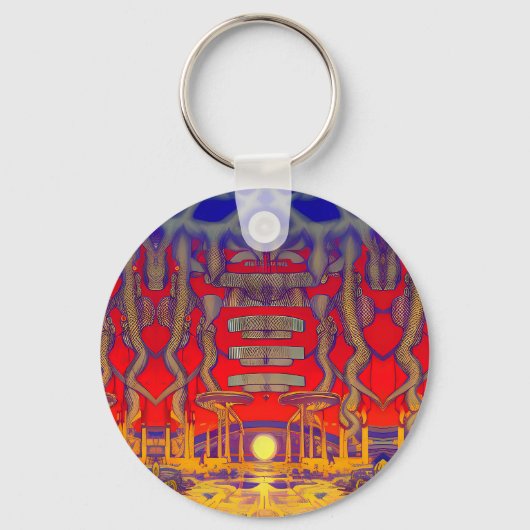 Psychedelic Dreamland Schlüsselanhänger (Vorderseite)