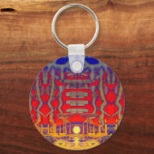 Psychedelic Dreamland Schlüsselanhänger (Vorderseite)