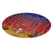 Psychedelic Dreamland Schneidebrett (Ecke)