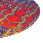 Psychedelic Dreamland Schneidebrett (Ecke)