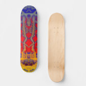 Psychedelic Dreamland Skateboard (Vorderseite)