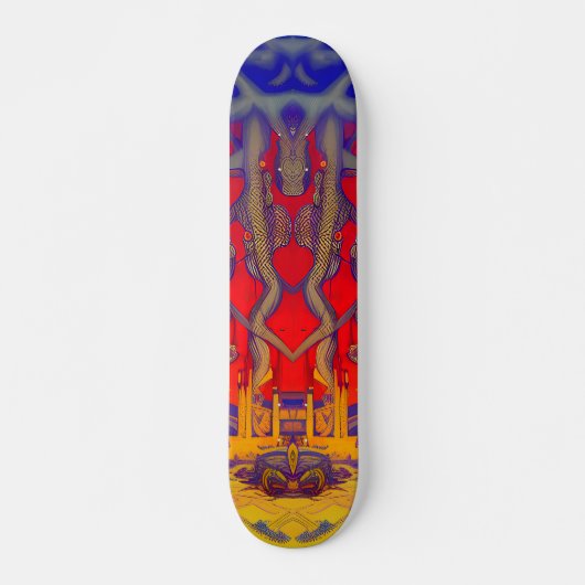 Psychedelic Dreamland Skateboard (Vorne)