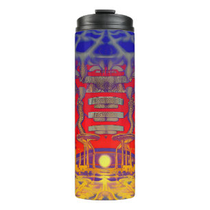 Psychedelic Dreamland Thermosbecher