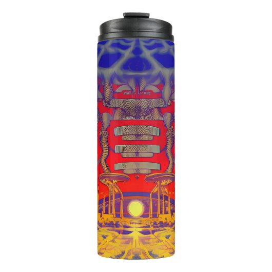 Psychedelic Dreamland Thermosbecher (Vorderseite)