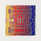 Psychedelic Dreamland Wandteppich (Vorderseite (Horizontal))