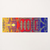 Psychedelic Dreamland Yogamatte (Rückseite (Horizontal))