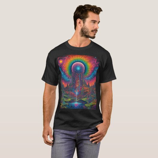Psychedelic Dreamscape T-Shirt (Vorne ganz)