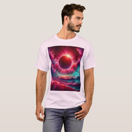 Psychedelic Eclipse T-Shirt (Vorne ganz)