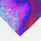 Psychedelic Energy Blanket Fleecedecke (Ecke)