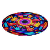 Psychedelic Energy Burst Schneidebrett (Ecke)