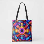 Psychedelic Energy Burst Tasche (Vorderseite)