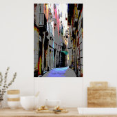 psychedelic european street  Print Poster (Küche)