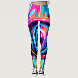 Psychedelic Eye Art Leggings