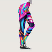 Psychedelic Eye Art Leggings (Rechts)