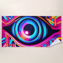 Psychedelic Eye Art Strandtuch