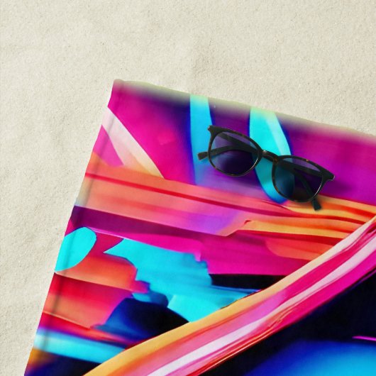 Psychedelic Eye Art Strandtuch (Beispiel)