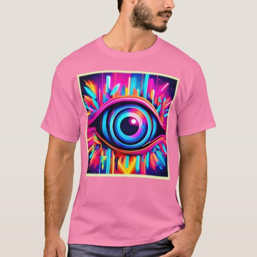 Psychedelic Eye Art T-Shirt (Vorderseite)