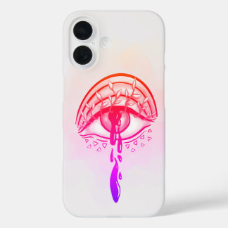 Psychedelic Eye Pastel Goth Ästhetik iPhone 16 Hülle