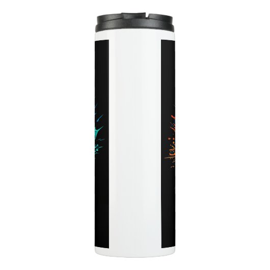 Psychedelic Eye Thermal Tumbler Thermosbecher (Rückseite)