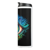 Psychedelic Eye Thermal Tumbler Thermosbecher (Nach rechts gedreht)