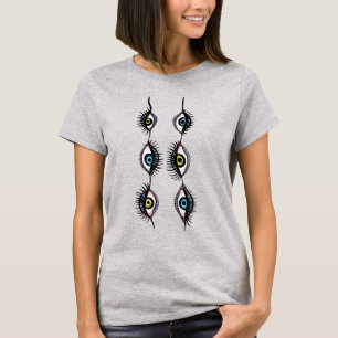 Psychedelic Eyes Trippy komisch T-Shirt