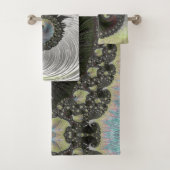 Psychedelic Fantasy Spiral Badhandtuch Set (Insitu)
