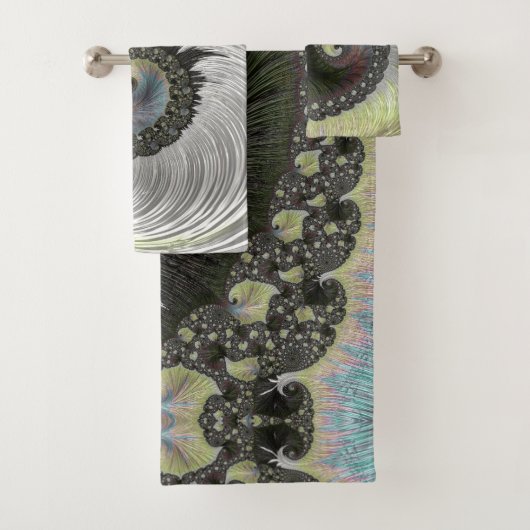 Psychedelic Fantasy Spiral Badhandtuch Set (Insitu)