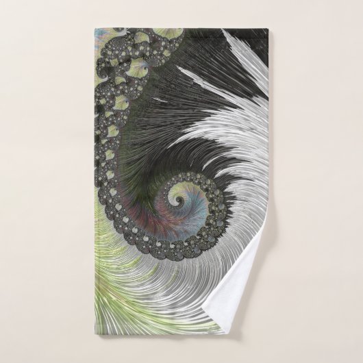 Psychedelic Fantasy Spiral Badhandtuch Set (Handtuch)