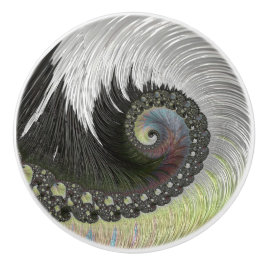 Psychedelic Fantasy Spiral Keramikknauf