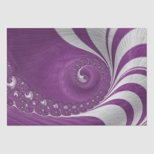 Psychedelic Fantasy Spiral Tissue Seidenpapier (Vorderseite)