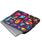 Psychedelic Feather Dream Laptopschutzhülle (Vorne Knopf)