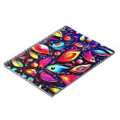 Psychedelic Feather Dream Notizblock (Linke Seite)