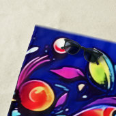 Psychedelic Feather Dream Strandtuch (Beispiel)