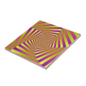 Psychedelic Five Arm Spiral Fliese (Seite)