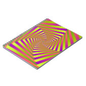 Psychedelic Five Arm Spiral Notizblock (Linke Seite)