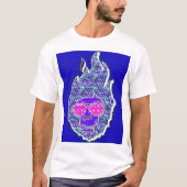 Psychedelic Flame Face Tee (Vorderseite)