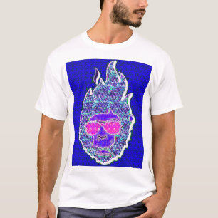 Psychedelic Flame Face Tee