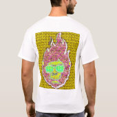 Psychedelic Flame Face Tee (Rückseite)