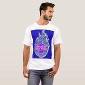Psychedelic Flame Face Tee (Vorne ganz)