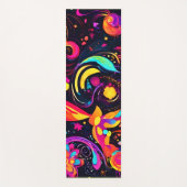 Psychedelic Floral Cosmos Yogamatte (Vorderseite)