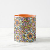 Psychedelic Floral Mandala Tasse (Zentrum)
