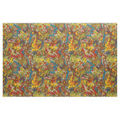 psychedelic flow, retro 70s fabric stoff (Fat Quarter (45,7 x 55,9 cm))