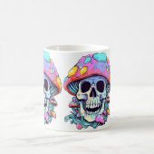 Psychedelic Forest Festival Edm Skull Dj Kaffeetasse (Mittel)