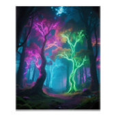 Psychedelic forest poster (Vorderseite)