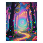 Psychedelic forest poster (Vorderseite)