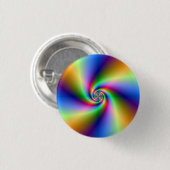 Psychedelic Four Wind Spiral Button (Vorne & Hinten)