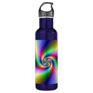 Psychedelic Four Wind Spiral Edelstahlflasche
